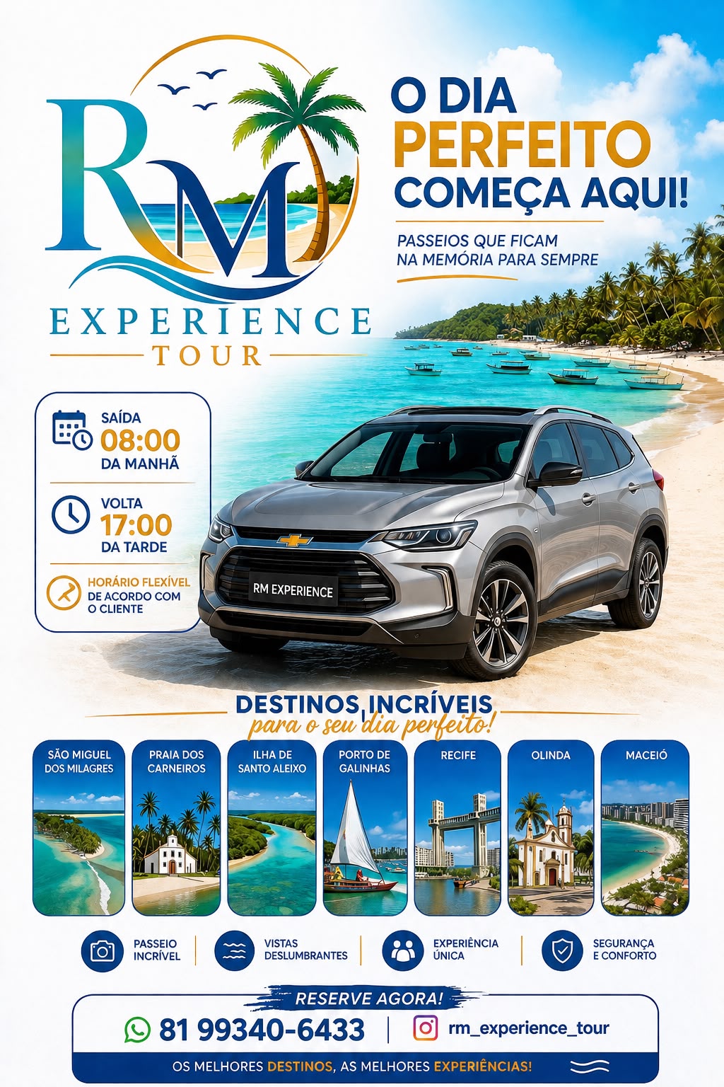 O dia perfeito começa aqui