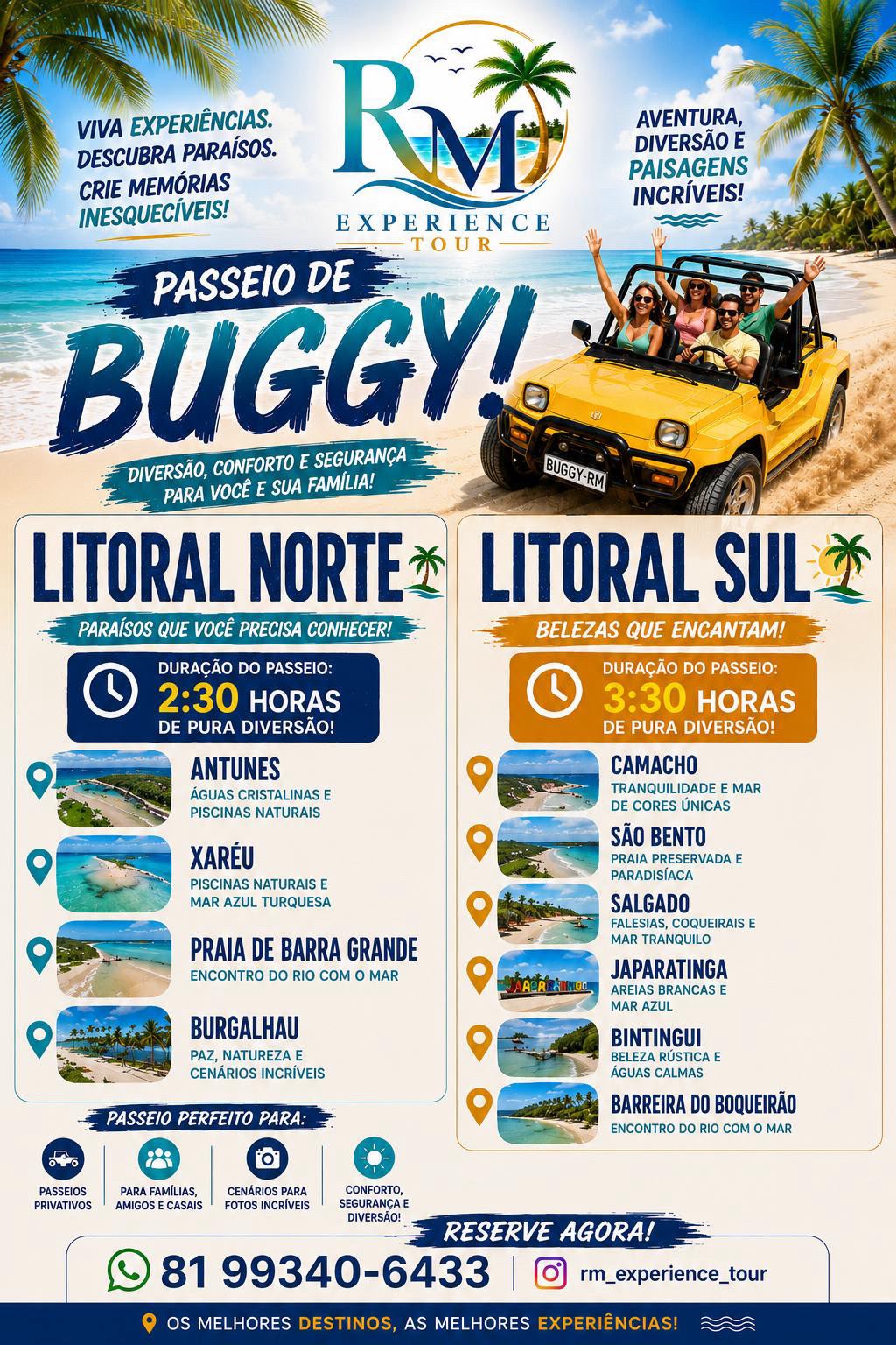 Buggy — Litoral Norte & Sul